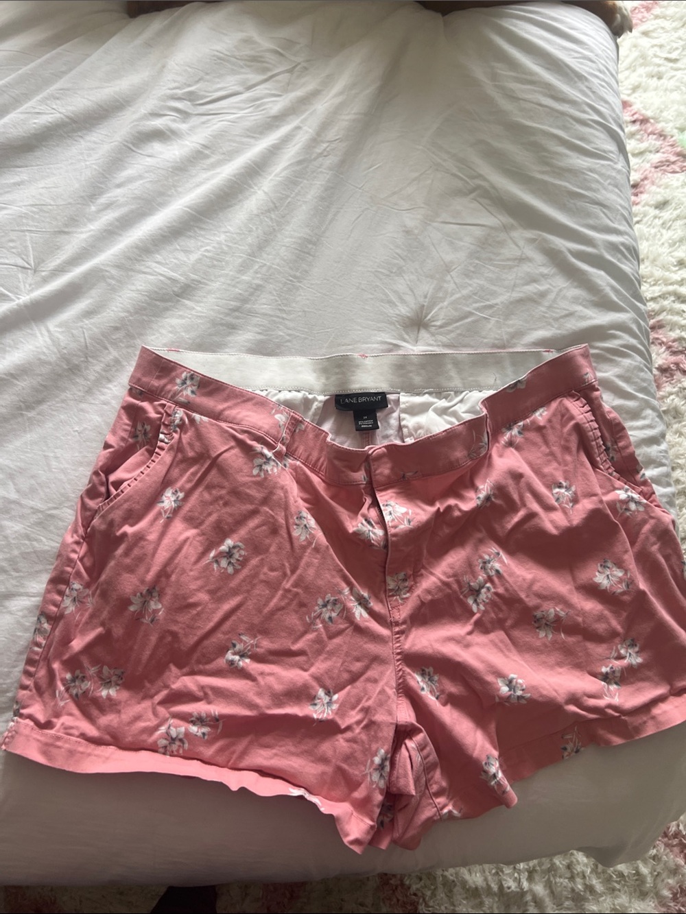 Lane Bryant Pink Floral Women’s Shorts